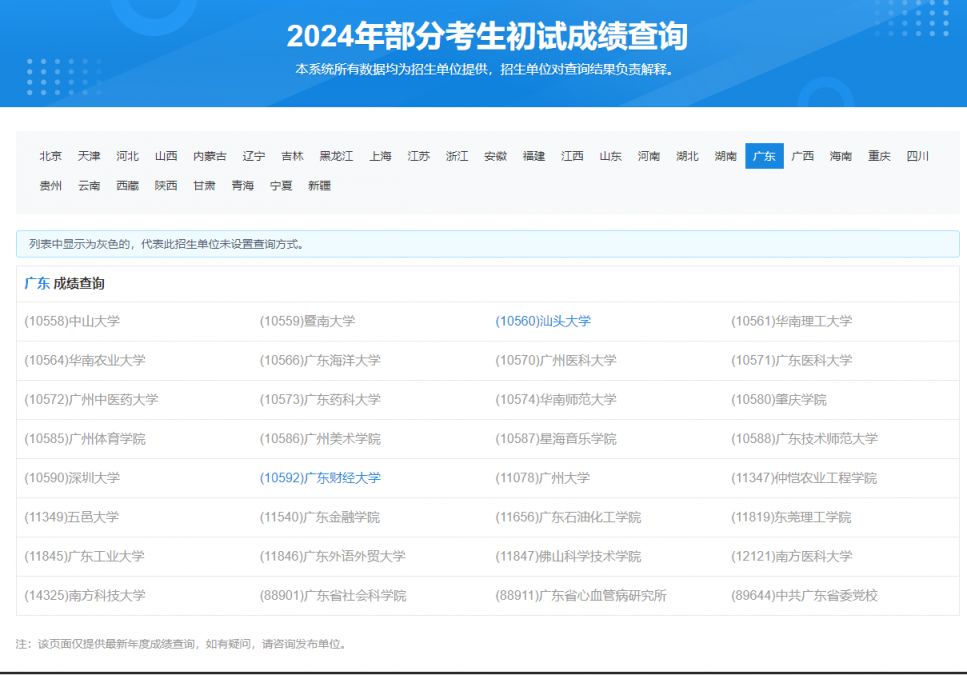 bandao网站2024广东考研成绩查询入口+查询时间+复核方式(图2)